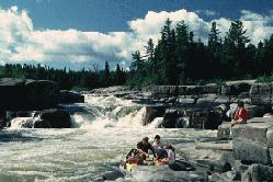 Pabineau Falls in the 1990s